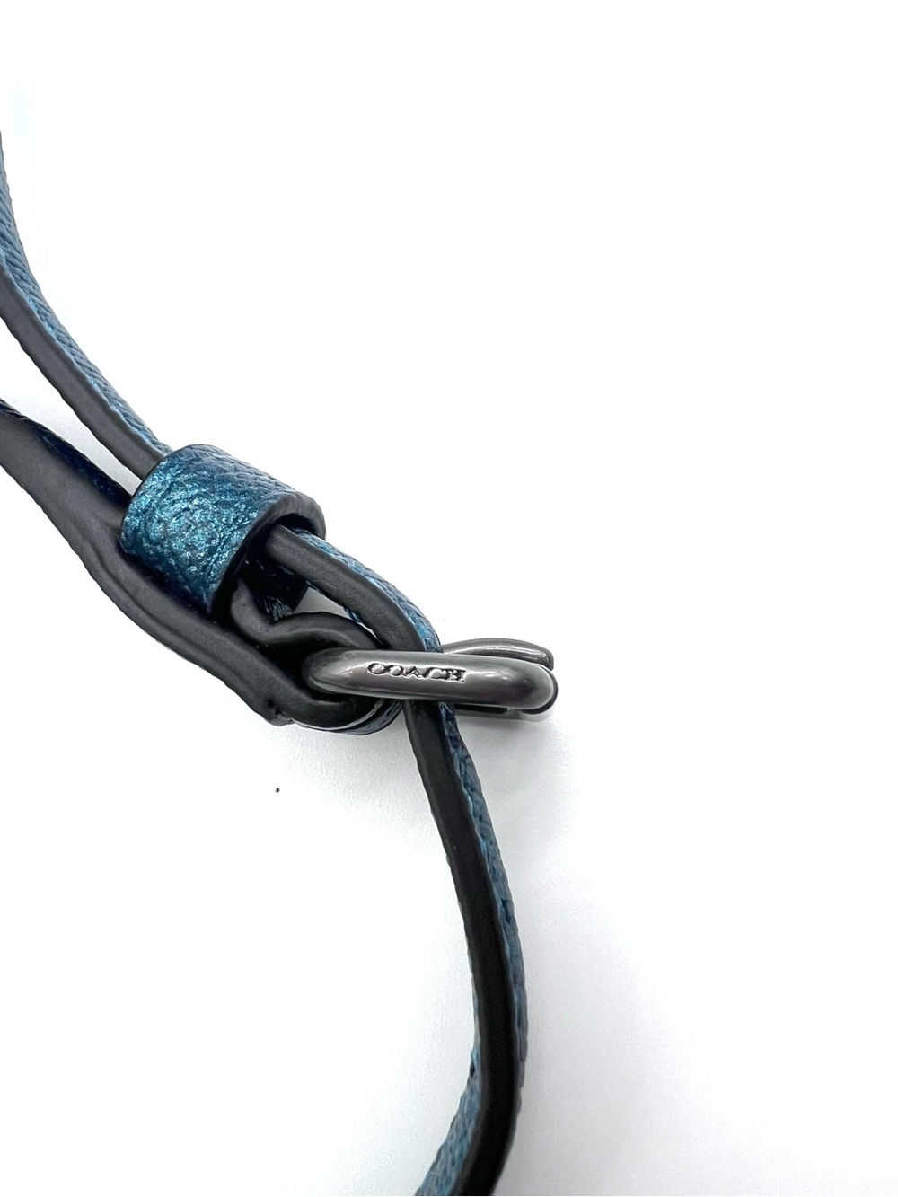 Coach Metallic Blue Mini Sierra Satchel Crossbody Bag - Picture 15 of 16